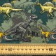 Estampado Dinosaurios fondo Verde (Punto de Camiseta)