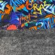 Sudadera Invierno Estampada Graffity con Velour (Punto de Sudadera de Invierno con Velour)