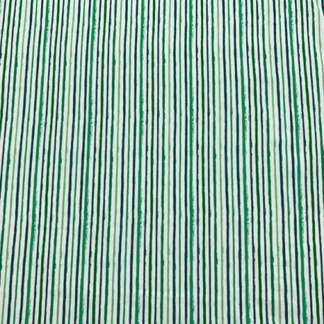 Estampado Rayas Verde (Punto de Camiseta)