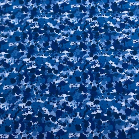 Estampado Splash Azul (French Terry)