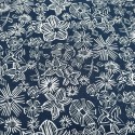 Lino Viscosa Estampado Jeans
