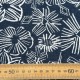 Lino Viscosa Estampado Jeans