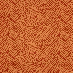 Tela de Bañador para Pantalón Masculino Estampado Etnico Brick