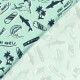 Tela de Bañador para Pantalón Masculino Estampado Etnico Brick