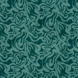 Tela de Bañador para Pantalón Masculino Estampado Flow Verde