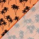 Tela de Bañador para Pantalón Masculino Estampado Palmeras
