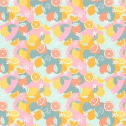 Lycra de Bañador Estampado Frutas