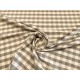 Loneta Cuadros Beige Gris (Tejidos)