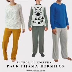 Pack Patrones Pijama Dormilón Xakoa