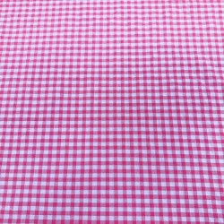 Seersucker Cuadros Lila Fucsia