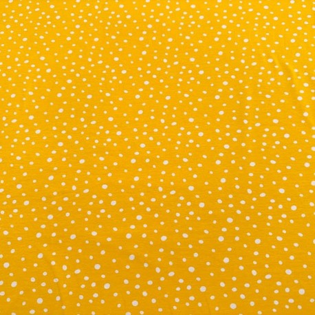 Punto de Camiseta Estampado Dots Mostaza
