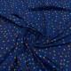 Punto de Camiseta Estampado Triangulos fondo Azul Oscuro