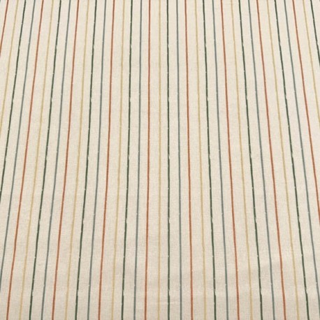 Popelin Algodón Rayas Multicolor