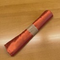 Retales Raso Satinado Elástico Naranja