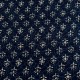 Batista Verano Estampada Hojas fondo Azul