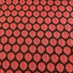 Batista Voile Batik Provenzal fondo Granate
