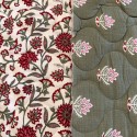 Muselina Acolchada Doble Estampado Oeste