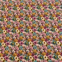 Popelin Algodón Flores Rosa