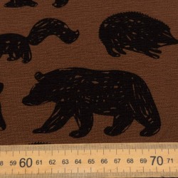 Estampado Animales Bosque (French Terry Crepe)