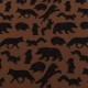 Estampado Animales Bosque (French Terry Crepe)
