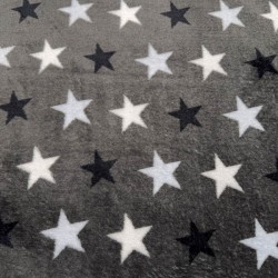 Coralina Estampada Estrellas fondo Gris