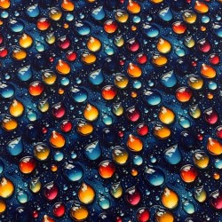 Softshell Estampado Gotas Multicolor