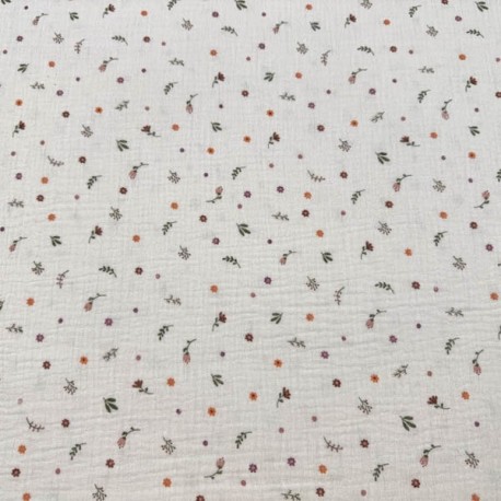 Doble Gasa Florecillas (Muselina)