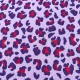 Doble Gasa Animal Print Lila (Muselina)