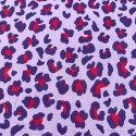Doble Gasa Animal Print Lila (Muselina)