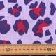 Doble Gasa Animal Print Lila (Muselina)