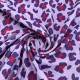 Doble Gasa Animal Print Lila (Muselina)