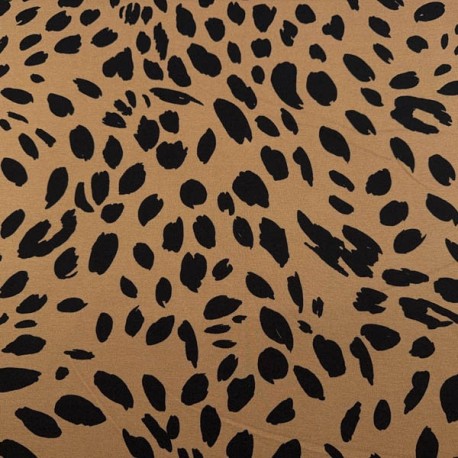 Punto Roma Luxe Estampado Hojas fondo Claro