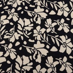 Sarga de Viscosa Estampada Flores