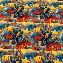 Estampado Africa (Punto de Sudadera Invierno)