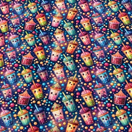 Estampado Boba Tea (French Terry)