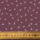 Popelin Algodón Chicken Footprint fondo Berenjena