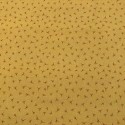 Popelin Algodón Chicken Footprint fondo Mostaza