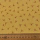 Popelin Algodón Chicken Footprint fondo Mostaza
