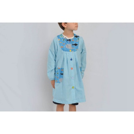 Patrón Bata Primaria Modelo 1 Naii