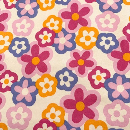 Sudadera Invierno Estampada Flores Rosa (Punto de Sudadera de Invierno con Velour)