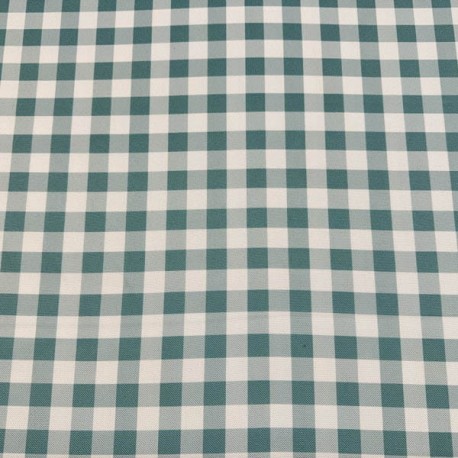 Manteleria Antimanchas Cuadros Verde