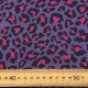 Popelin Algodón Animal Print Morado