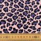 Popelin Algodón Animal Print Rosa