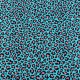 Popelin Algodón Animal Print Azul Turquesa