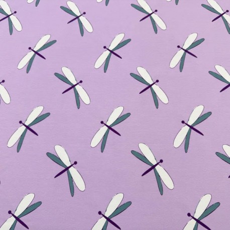 Punto de Camiseta Estampado Libelulas