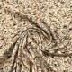 Viscosa Lino Estampado Flores Beige