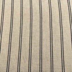 Viscosa Lino Rayas fondo Beige