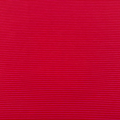 Punto de Camiseta de Rayas Rosa Fucsia (3 mm)