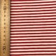 Punto de Camiseta de Rayas Rojo Blanco (3-5 mm)