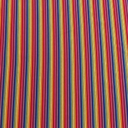 Punto de Camiseta de Rayas Multicolor Negro